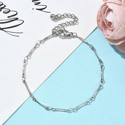 304 браслеты из витой цепочки из нержавеющей стали для женщин