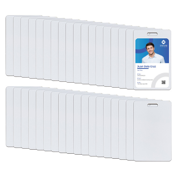 36Pcs MDF Luggage Tag, Rectangle