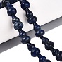 Natürlicher Lapislazuli Perlenstränge, Kürbisflasche