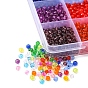 DIY Beads Jewelry Making Finding Kit, Including Transparent Acrylic & Glass & Glass Seed Beads, Rondelle & Round