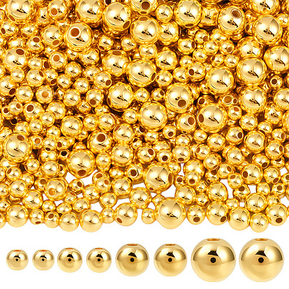 1300шт 4 стили ccb пластиковые бусины наборы, круглые