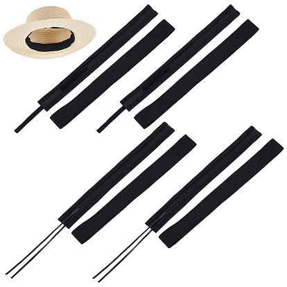 8 шт. 2 стили полиэстер и хлопок регулируемая повязка на голову, аксессуары для шляп