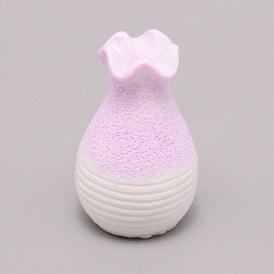 Ваза из смолы миниатюрные украшения для цветочных горшков, Аксессуары для микроландшафтного сада для кукольного домика, притворяющиеся опорными украшениями