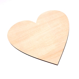 Wooden Ornaments, for Party Gift Home Decoration, Heart
