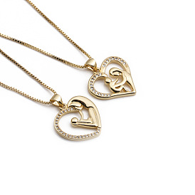 Fashionable Minimalist Heart Necklace for Women, Ideal Gift for Mother's Day and Children's Day