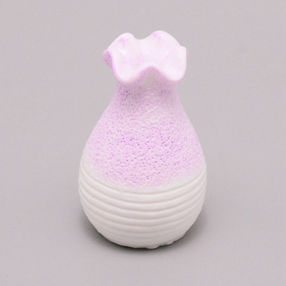 Ваза из смолы миниатюрные украшения для цветочных горшков, Аксессуары для микроландшафтного сада для кукольного домика, притворяющиеся опорными украшениями