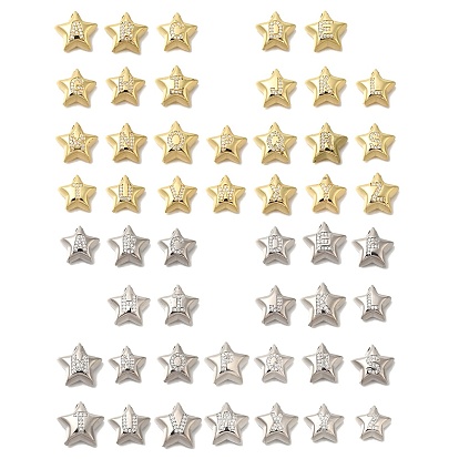 Стойка металлическая латунная микропрофилированная кубическая циркония подвески, долговечный, без кадмия и без свинца, письмо амулеты