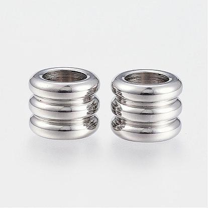 304 billes d'acier inoxydable, Perles avec un grand trou   , colonne