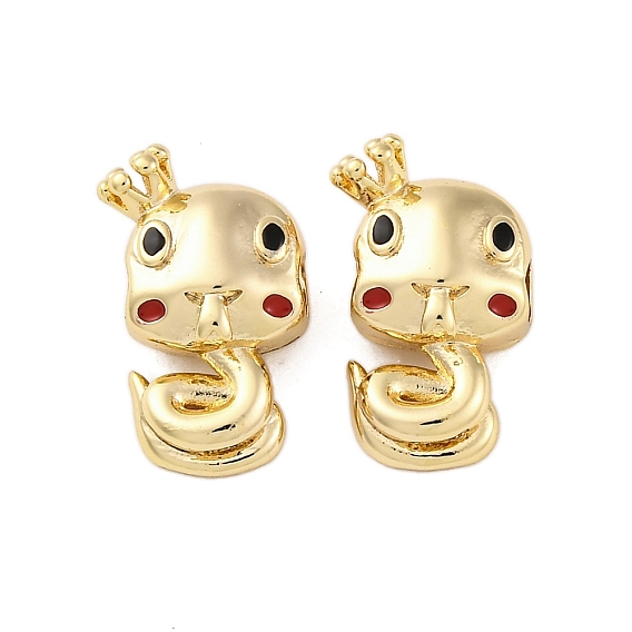 Латунь эмаль подвески, очарование змеи