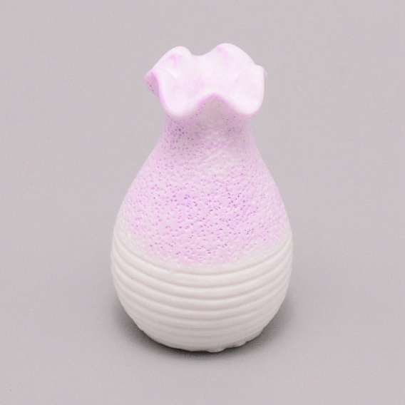 Ваза из смолы миниатюрные украшения для цветочных горшков, Аксессуары для микроландшафтного сада для кукольного домика, притворяющиеся опорными украшениями