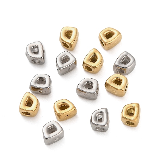 304 из нержавеющей стали бусы, трапециевидные