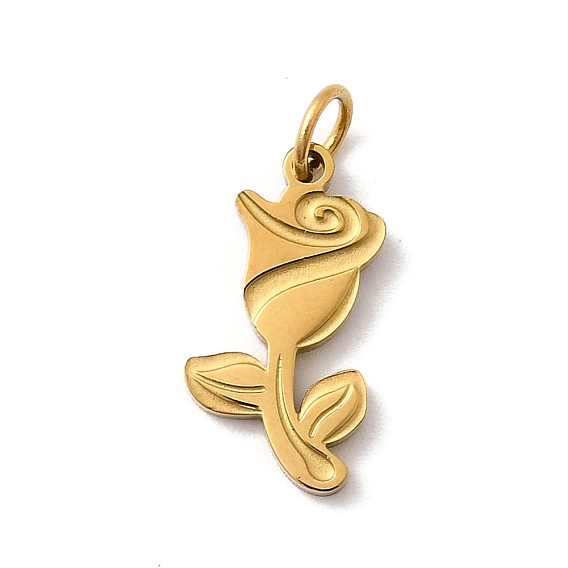 304 прелести нержавеющей стали, выросли прелести, с целью перехода в кольце, ионное покрытие (ip)