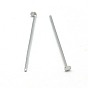 304 Stainless Steel Flat Head Pins, 25x0.6mm, about 5000pcs/bag
