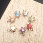 Alloy Rhinestone Pendants, Star