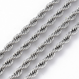 304 ожерелья-цепочки из нержавеющей стали для мужчин и женщин, с карабин-лобстерами 