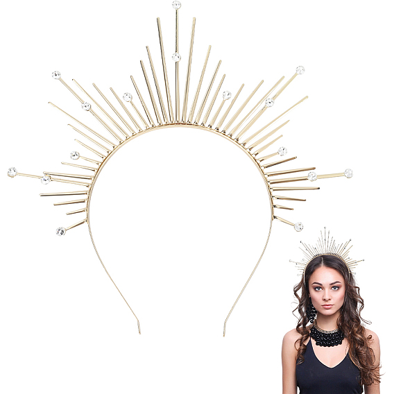 Резинки для волос из сплава Virgin Halo, резинки для волос для женщин девочек