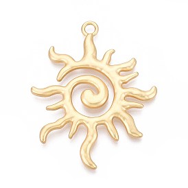 Стойки обшивки сплава большие кулоны, солнечный луч, без кадмия и без свинца