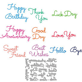 Углеродистая сталь разрезает трафареты, Шаблон для изготовления бумажных карточек с декоративным тиснением для скрапбукинга своими руками, художественный промысел