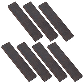 7шт. необработанные заготовки для деревянных рукояток ножей, для поделок ремесел, прямоугольные