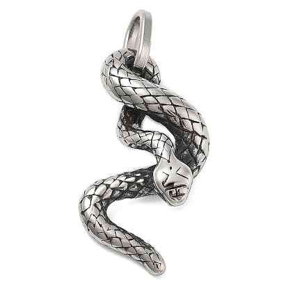 304 подвески из нержавеющей стали, очарование змеи