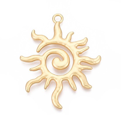 Стойки обшивки сплава большие кулоны, солнечный луч, без кадмия и без свинца