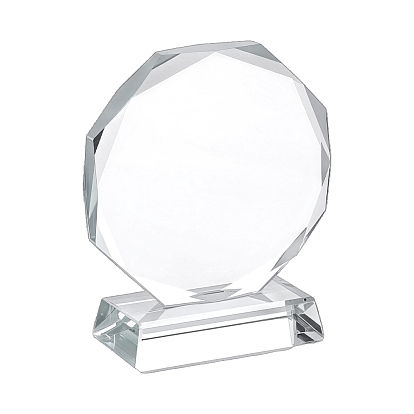 K9 Crystal Glass Medals, Octagon
