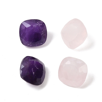 Природных драгоценных камней кабошон, квадратный, граненые