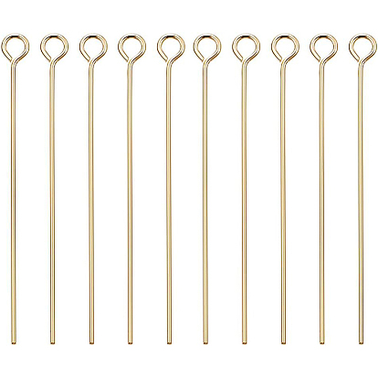 Латунный штифт, долговечный, реальный 18 k позолоченный