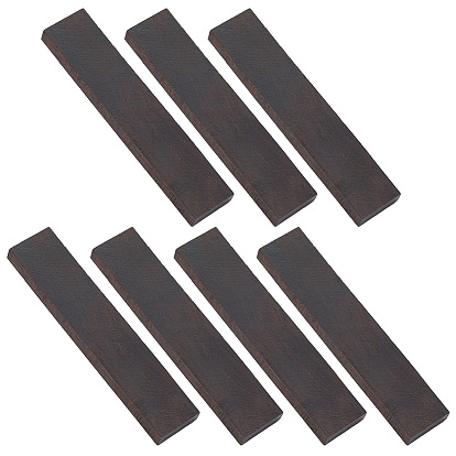 7шт. необработанные заготовки для деревянных рукояток ножей, для поделок ремесел, прямоугольные