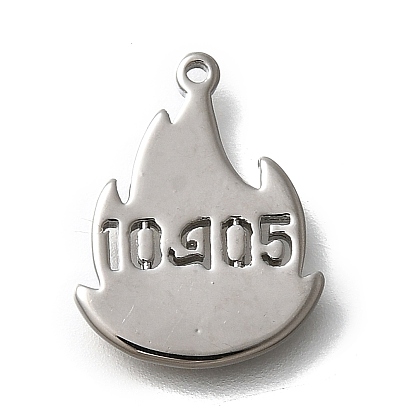 Латунные подвески, без кадмия, без никеля и без свинца, пламенные чары