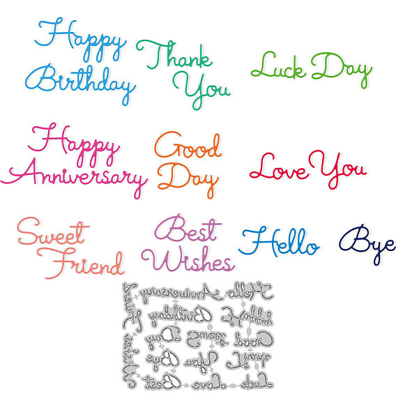 Углеродистая сталь разрезает трафареты, Шаблон для изготовления бумажных карточек с декоративным тиснением для скрапбукинга своими руками, художественный промысел