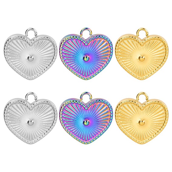 Антикоррозийные 304 подвески из нержавеющей стали, шарма сердца