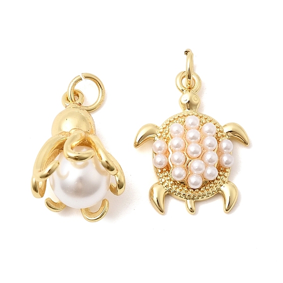 Подвески из латуни и АБС-пластика с имитацией жемчуга, с целью перехода в кольце, без кадмия и без свинца, долговечный, стойки покрытие