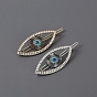 Alloy Rhinestone Hair Bobby Pins, Evil Eye