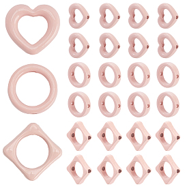 30 шт. 3 стили рамка из сплава с покрытием из запекаемой краски, разнообразные