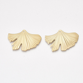 Smooth Surface Iron Pendants, Cadmium Free & Lead Free, Leaf