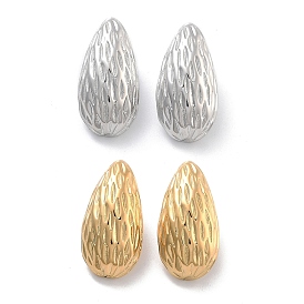 Ионное покрытие (ip) 304 серьги-гвоздики из нержавеющей стали, украшения для женщин, слеза