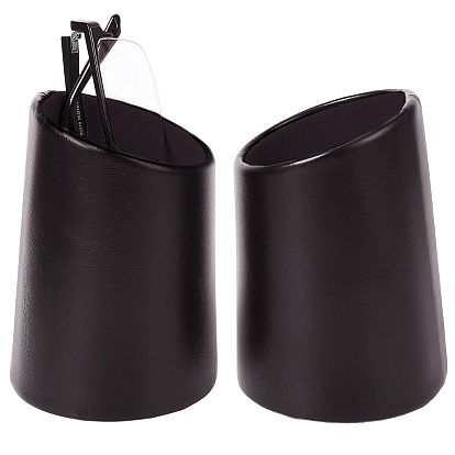 Brillen-Displayständer aus PU-Leder, für Brillen, Schmuck, Verzierungen, Kolumne