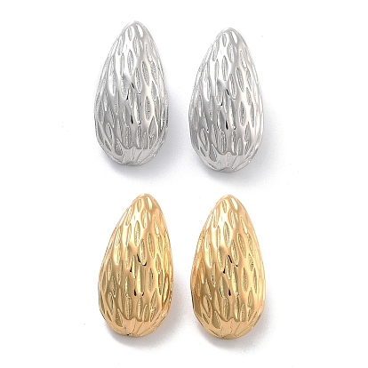 Ионное покрытие (ip) 304 серьги-гвоздики из нержавеющей стали, украшения для женщин, слеза