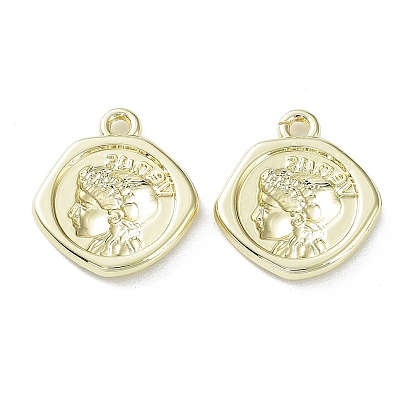 Crémaillère pendentifs en alliage placage, humaine