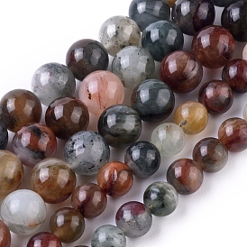 Natural Lodolite Beads Strands, Round