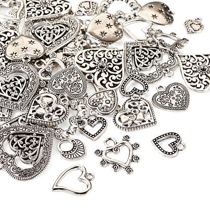 48 шт 12 подвески из сплава в тибетском стиле, шарма сердца
