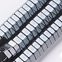 Non-magnetic Synthetic Hematite Bead Strands, Hexagon