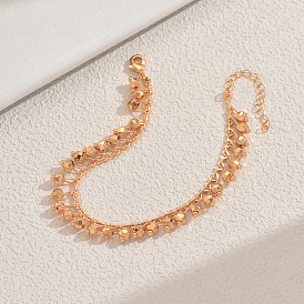 Браслеты с подвесками из сплава и бусин в стиле бохо для женщин, рондель