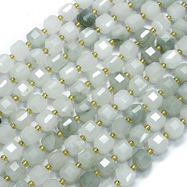 Природного кварца нитей бисера, с бисером, граненый стол, вырезанный куб