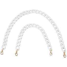 2 шт. 2 стили акриловые цепочки для телефона, цепочки для ремешков для телефона