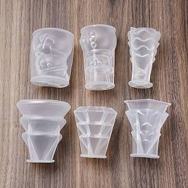 Christmas DIY Silicone Display Sculpture Molds, Resin Casting Molds, For UV Resin, Epoxy Resin Jewelry Making