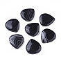 Natural Banded Agate/Striped Agate Beads, No Hole, Dyed & Heated, Teardrop