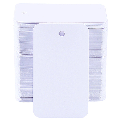 Rectangle Blank PVC Price Tags