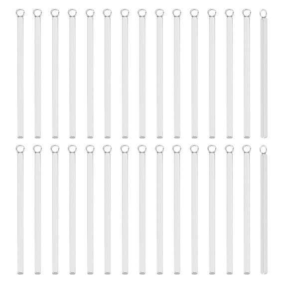 Nicraftale 30шт. 304 подвески из нержавеющей стали, бар
